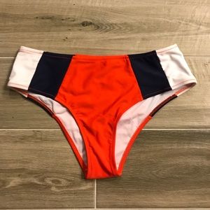 💎Cupshe Tricolor Bikini Bottom